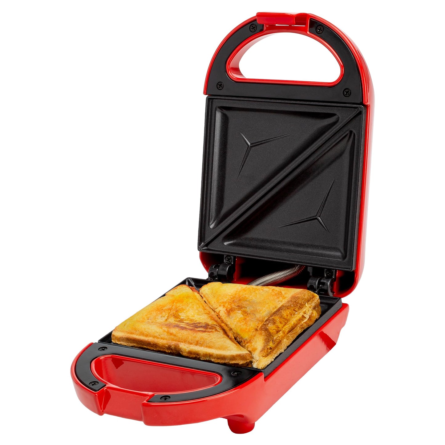 Tasty Mini Sandwich Maker, Makes Sandwiches, Paninis, Grilled Cheese, Desserts, Quick Results, Easy Cleanup, 600W, Aqua